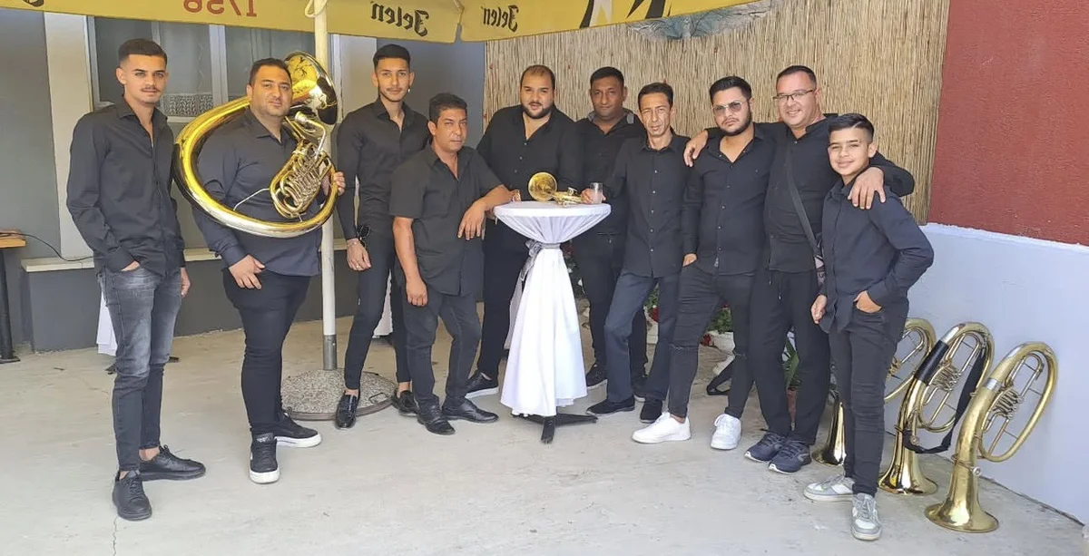 Trubači na proslavi